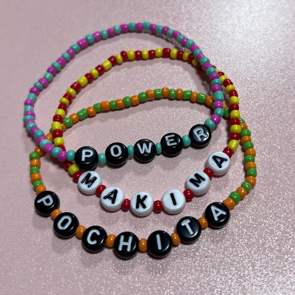 Jewelry - 3 Chainsaw Man Themed Bracelets